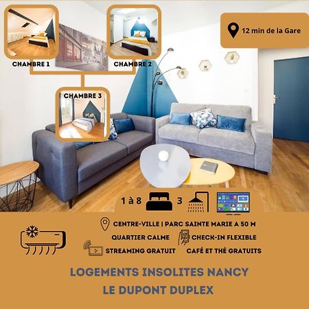 Le Grand Dupont Du Parc Ste-Marie - Logements Insolites ナンシー エクステリア 写真